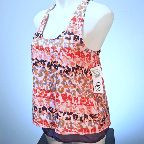 NWT Q & A ANIMAL PRINT RACER BACK CASUAL TOP - medium - Picture 3 of 7